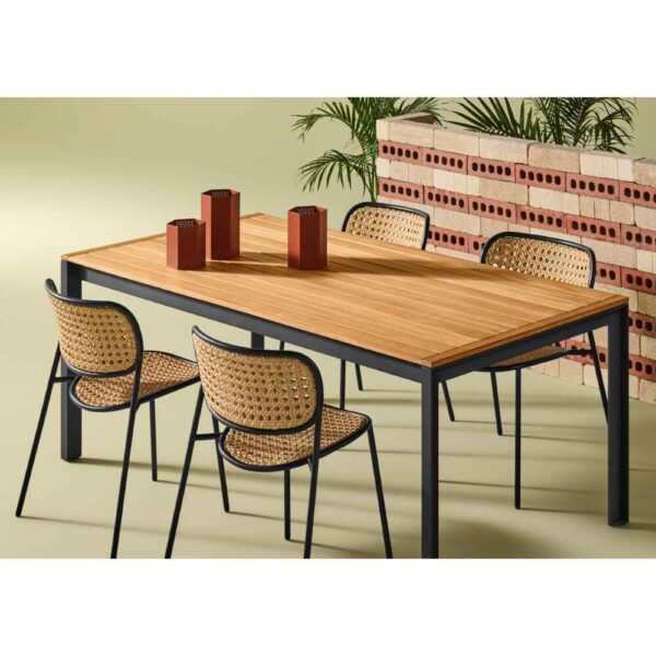 Hold Tight 76" Outdoor Dining Table - Image 7