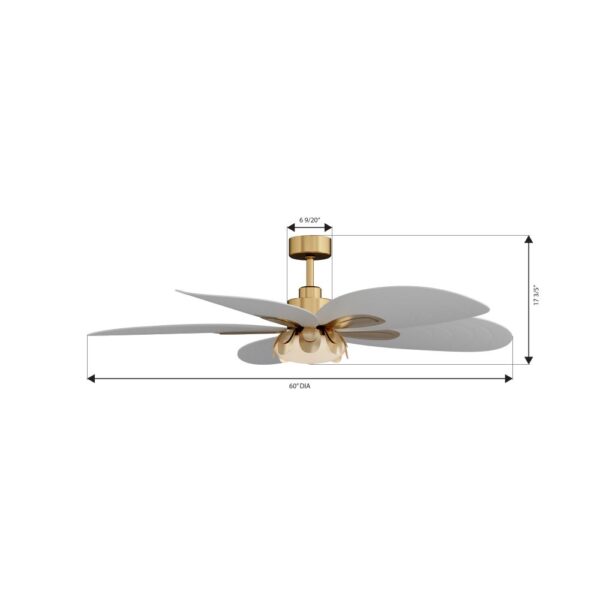 Saltcress - LED 60" Ceiling Fan - Image 4